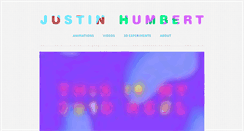 Desktop Screenshot of justinhumbert.com